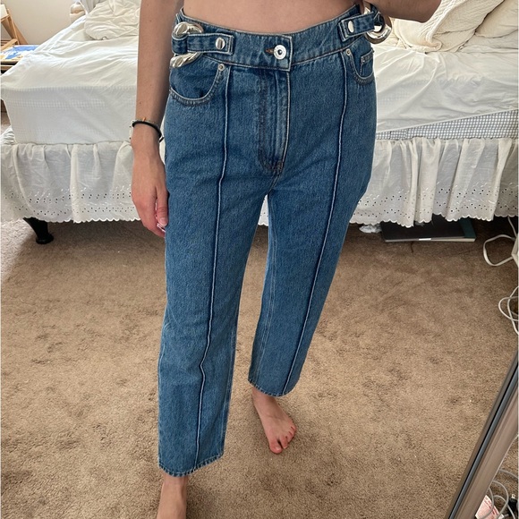 J.W. Anderson Chain Link Slim Fit Jeans - Picture 10 of 17